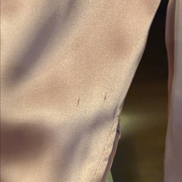 NWT Zara Light Pink Satin dress size large - Picture 3 of 8